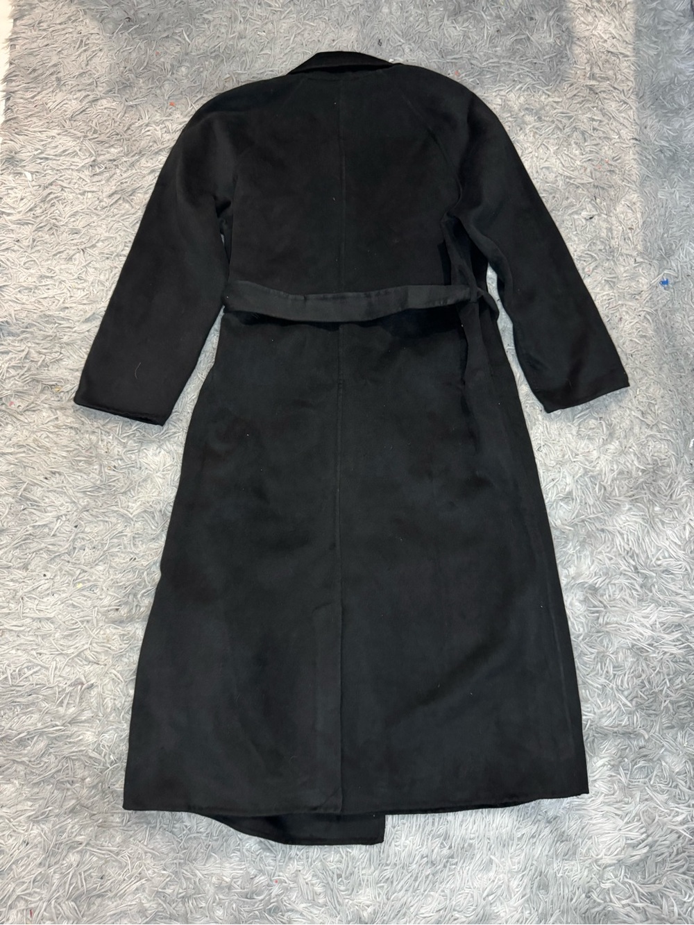A New Day Women’s Tie Front Trench Coat - Black Size Medium NWOT - Picture 6 of 7